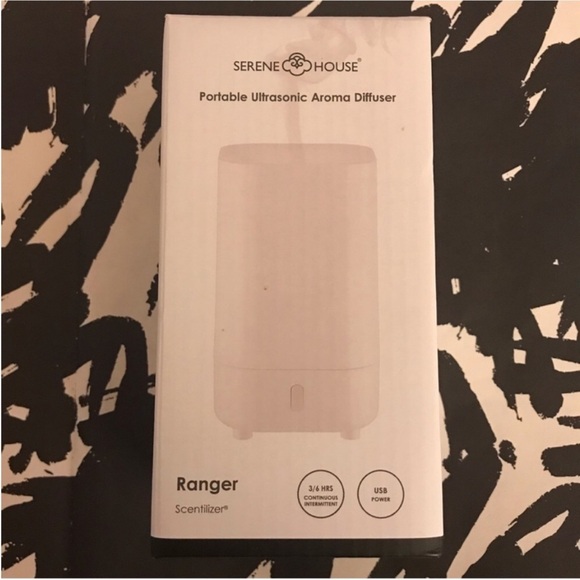 Serene House Ranger Portable Ultrasonic Aroma Diffuser in White - Aromatherapy - Picture 4 of 8